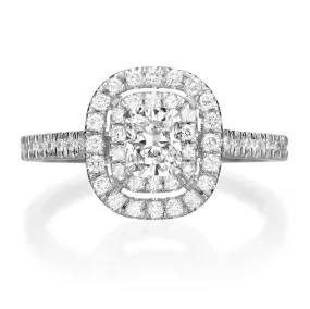 1.93 ct Cushion Cut Diamond Engagement Ring