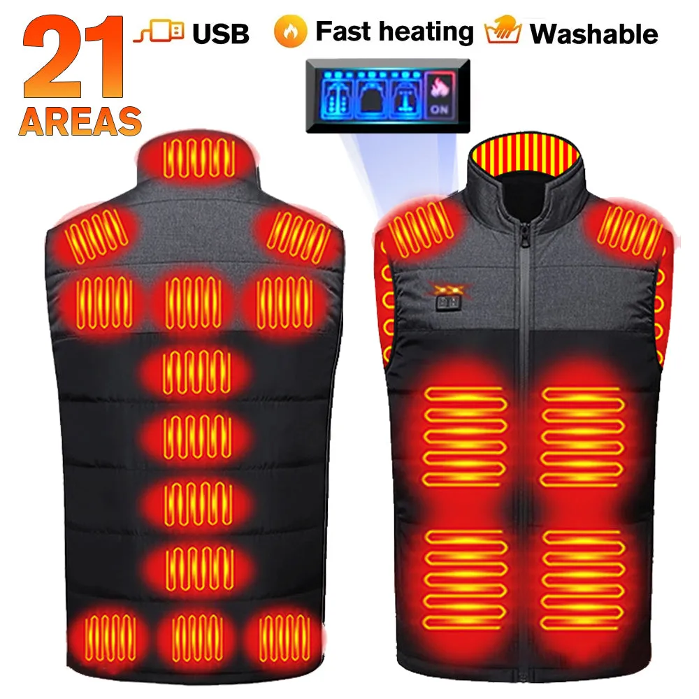 21 Area Heated Vest Jacket