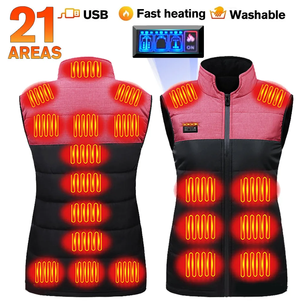 21 Area Heated Vest Jacket