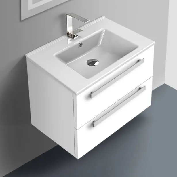 24 Inch Vanity Cabinet With Fitted Sink