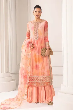 3 Piece Embroidered Organza Suit | SF-EF24-20