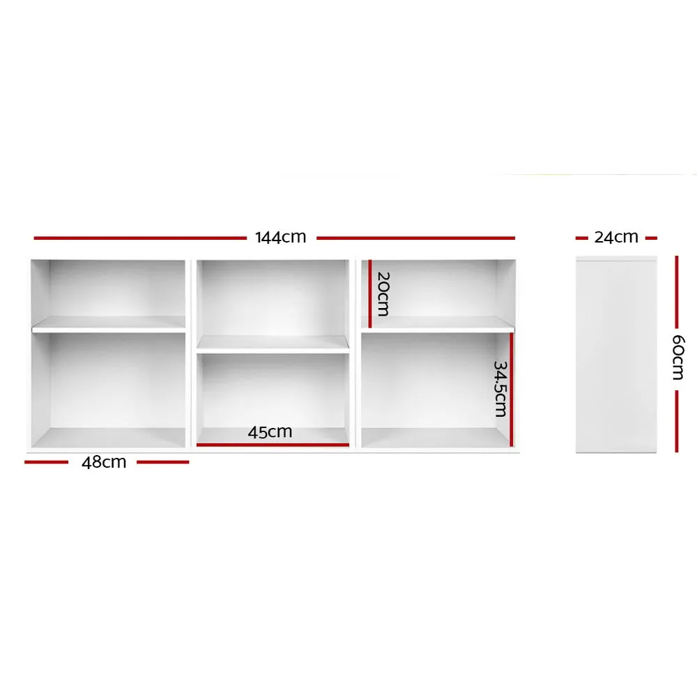 3-piece Storage Shelf - White