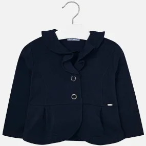 4400 Fleece jacket with ruffle