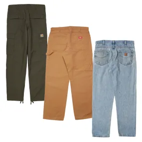 50x CARHARTT DICKIES TROUSERS [GRADE A]