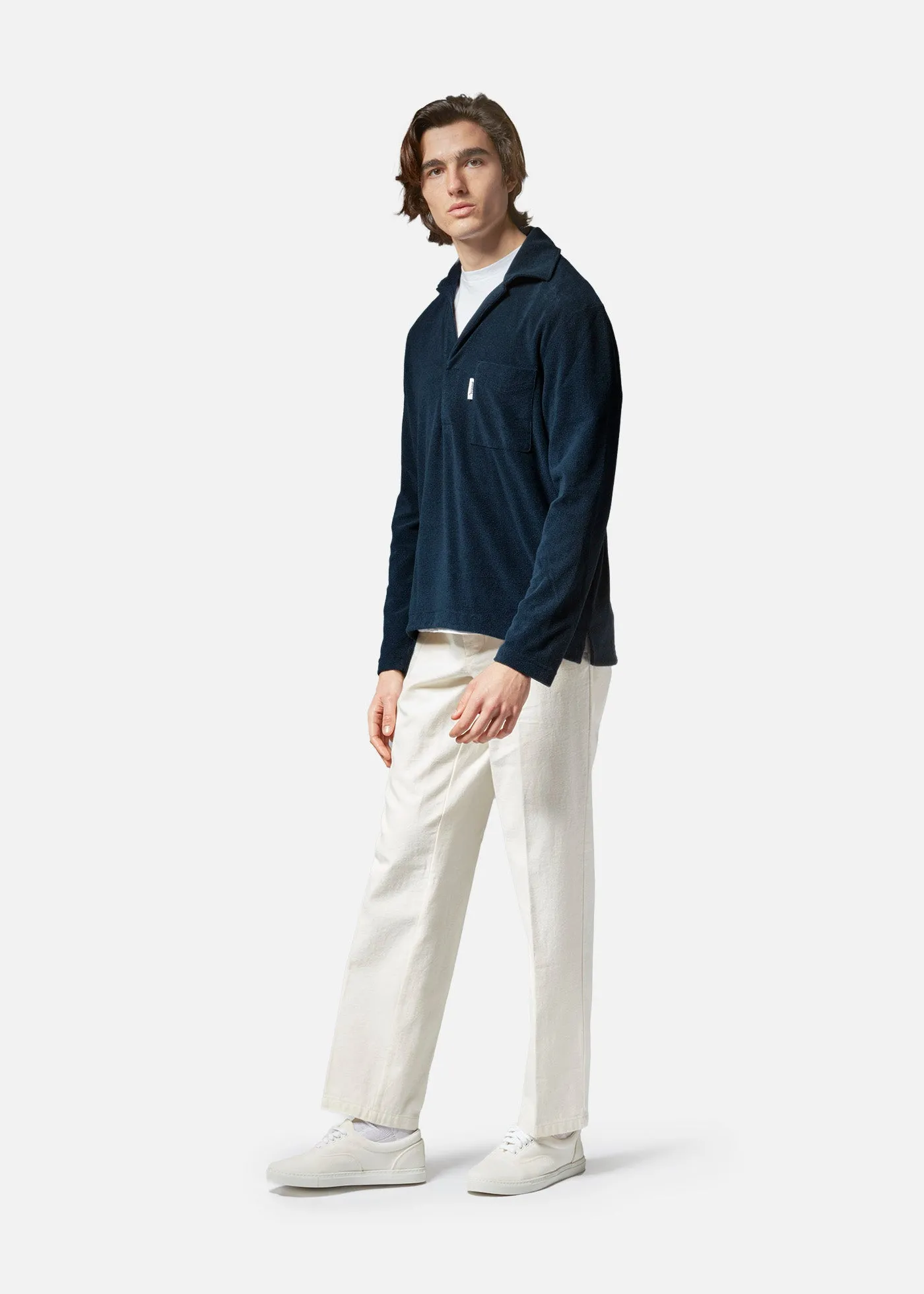 AAUGUSTO STRAIGHT-LEG COTTON TROUSERS