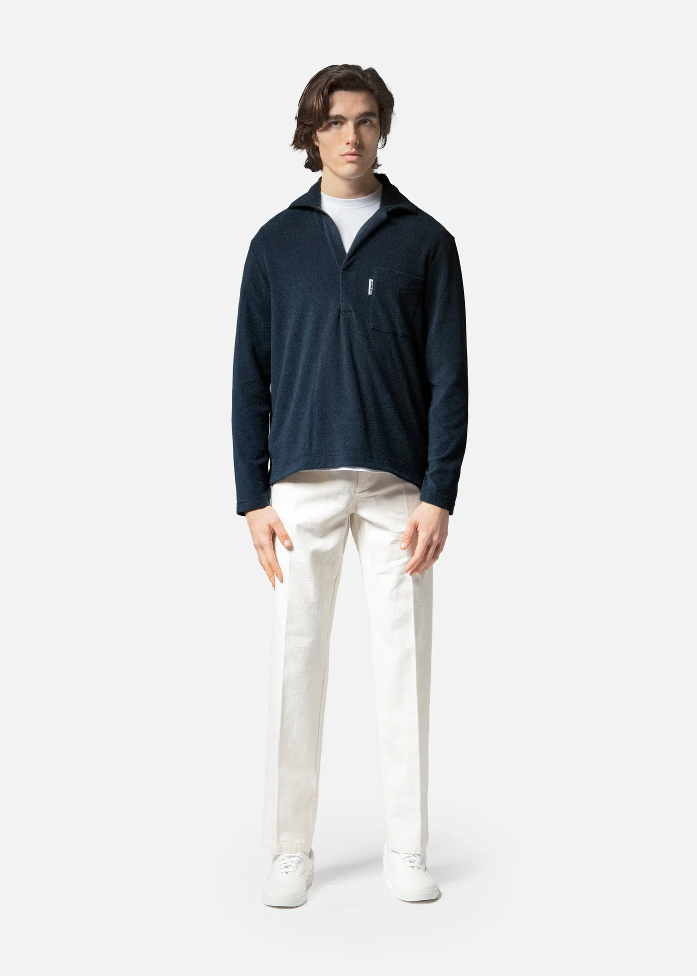 AAUGUSTO STRAIGHT-LEG COTTON TROUSERS