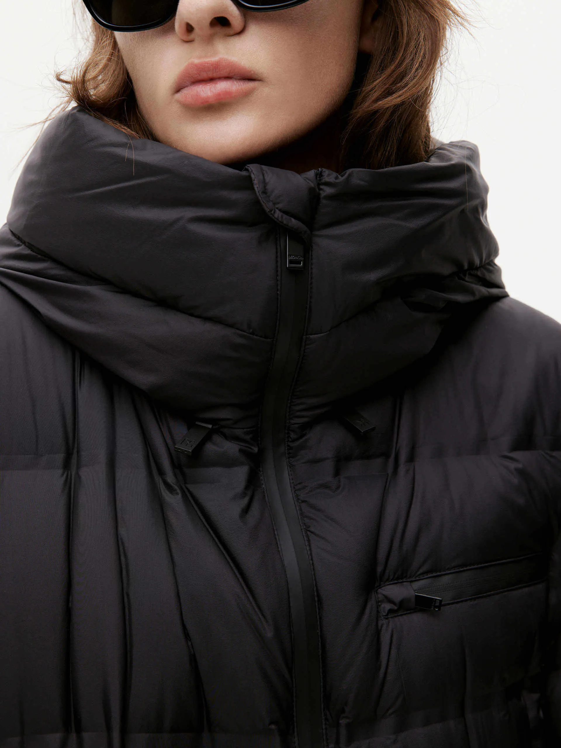 Adjustable Waist Puffer Coat