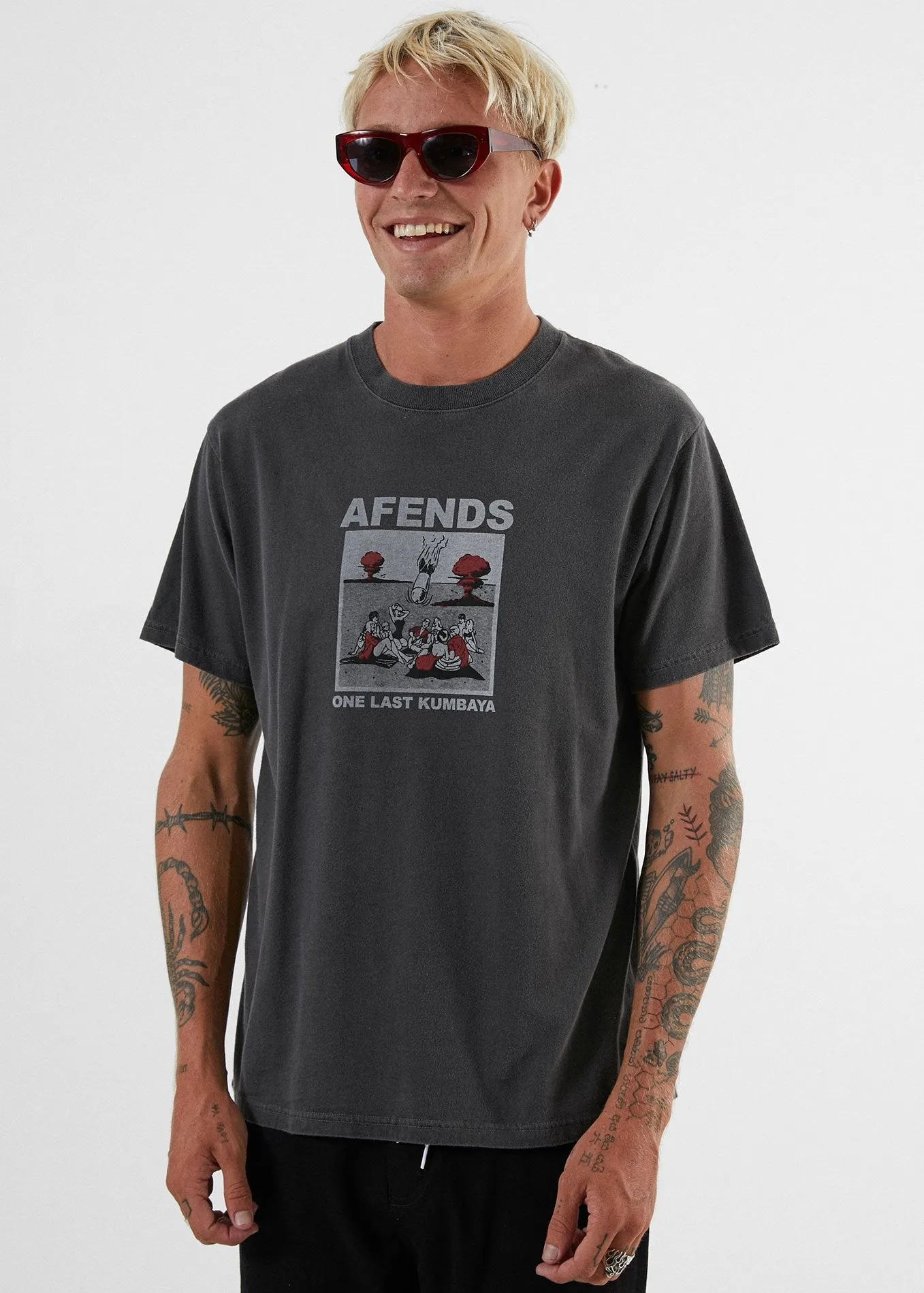 Afends Mens Kumbaya - Retro Fit Tee