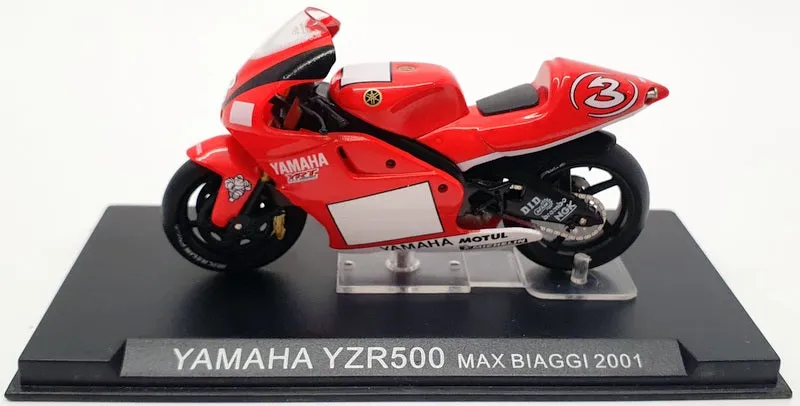 Altaya 1/24 Scale Model Motorcycle AL28013 - 2001 Yamaha YZR500 Max Biaggi