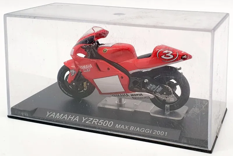 Altaya 1/24 Scale Model Motorcycle AL28013 - 2001 Yamaha YZR500 Max Biaggi