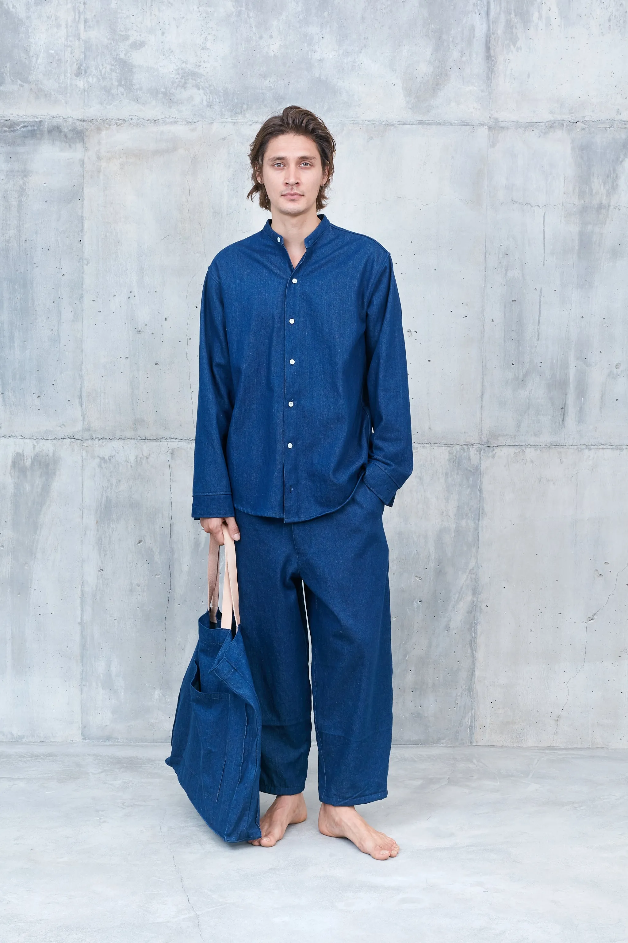 ANDA  [ flow  ] - loose fit men trousers cotton denim