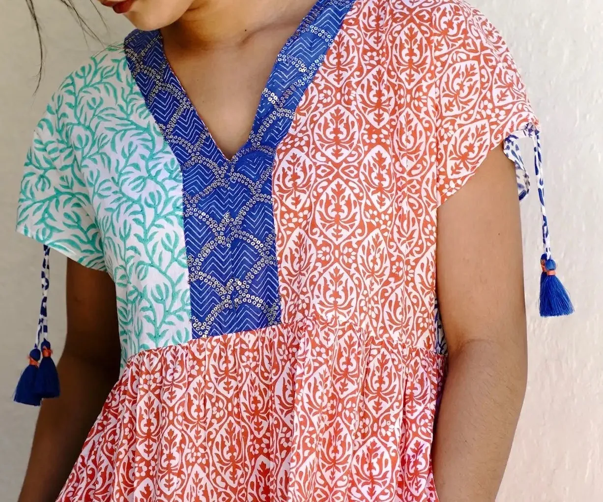 April Block Printed Dress