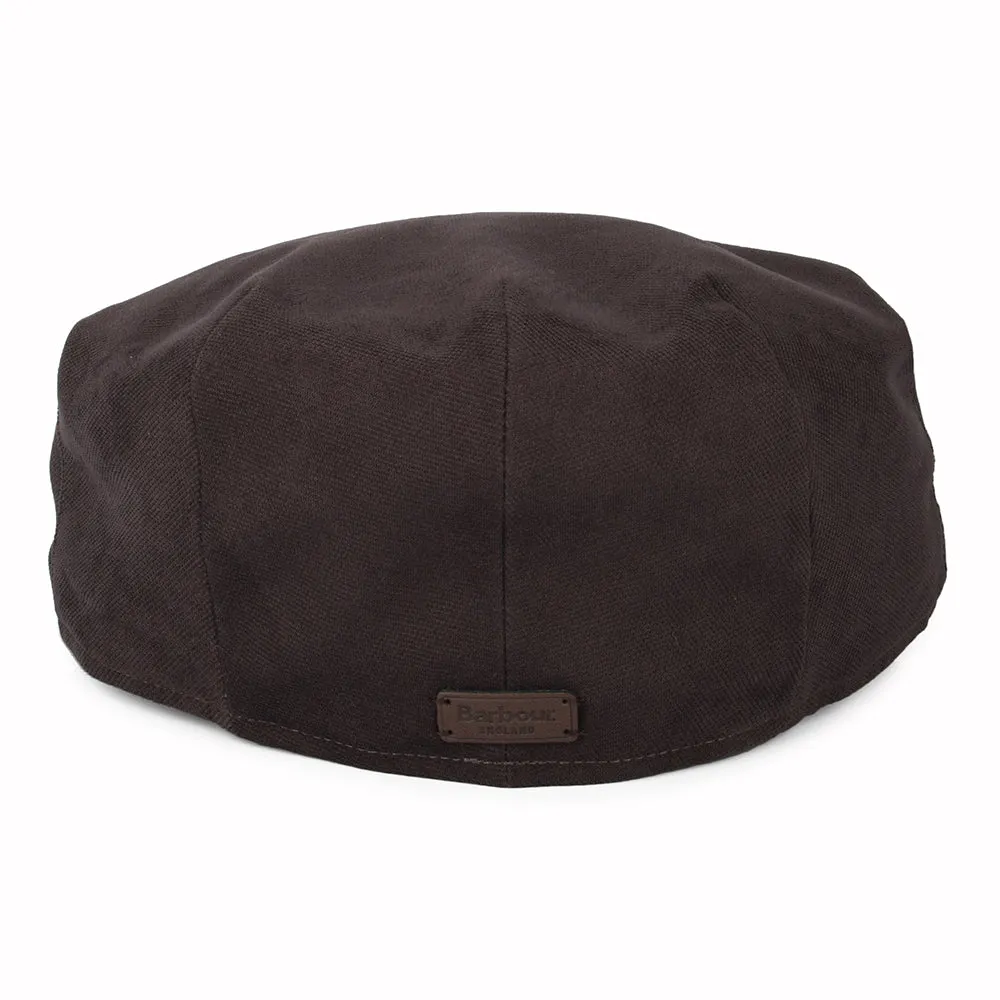 Barbour Hats Beaufort Waterproof Flat Cap With Earflaps - Brown