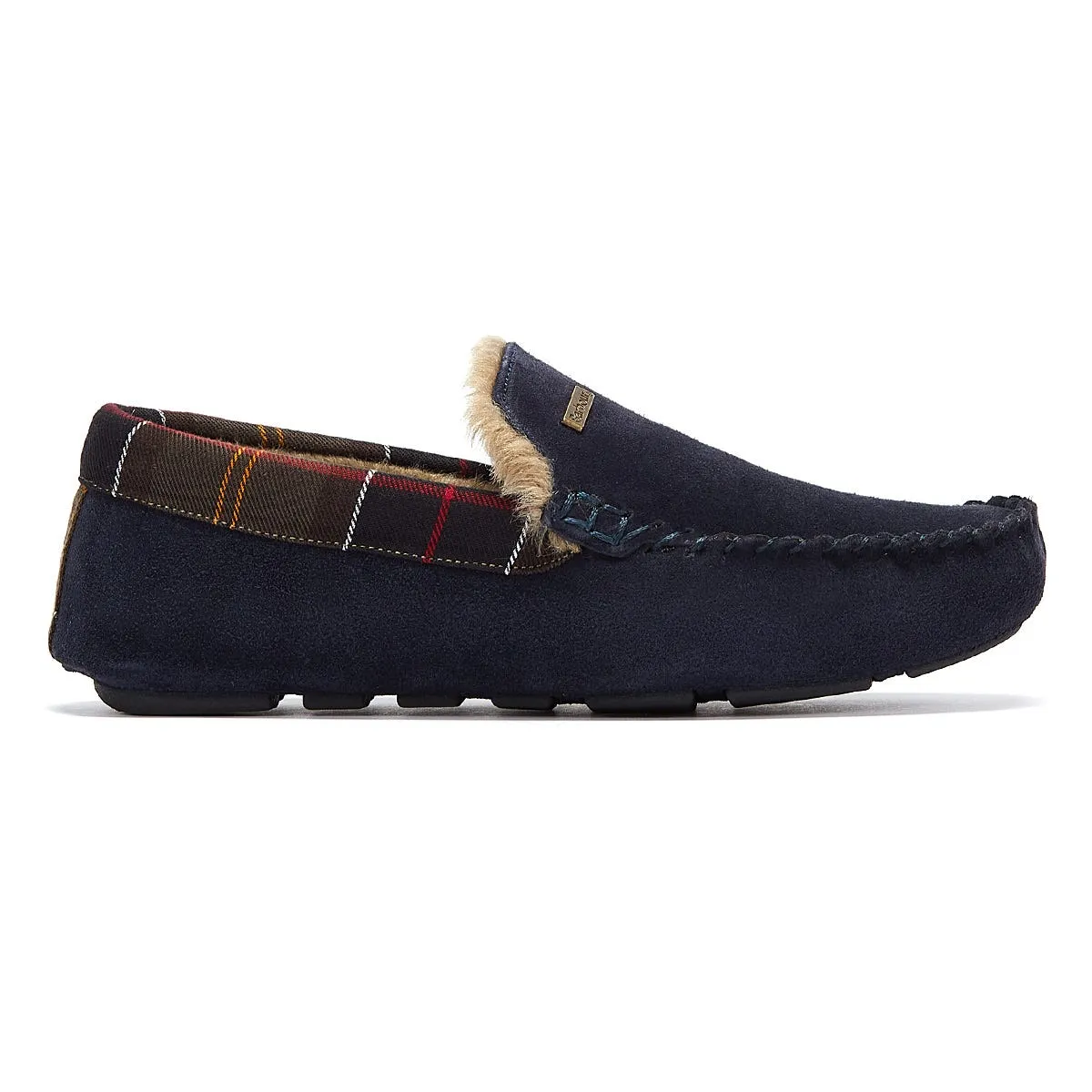 Barbour Men's Monty Slippers in Navy