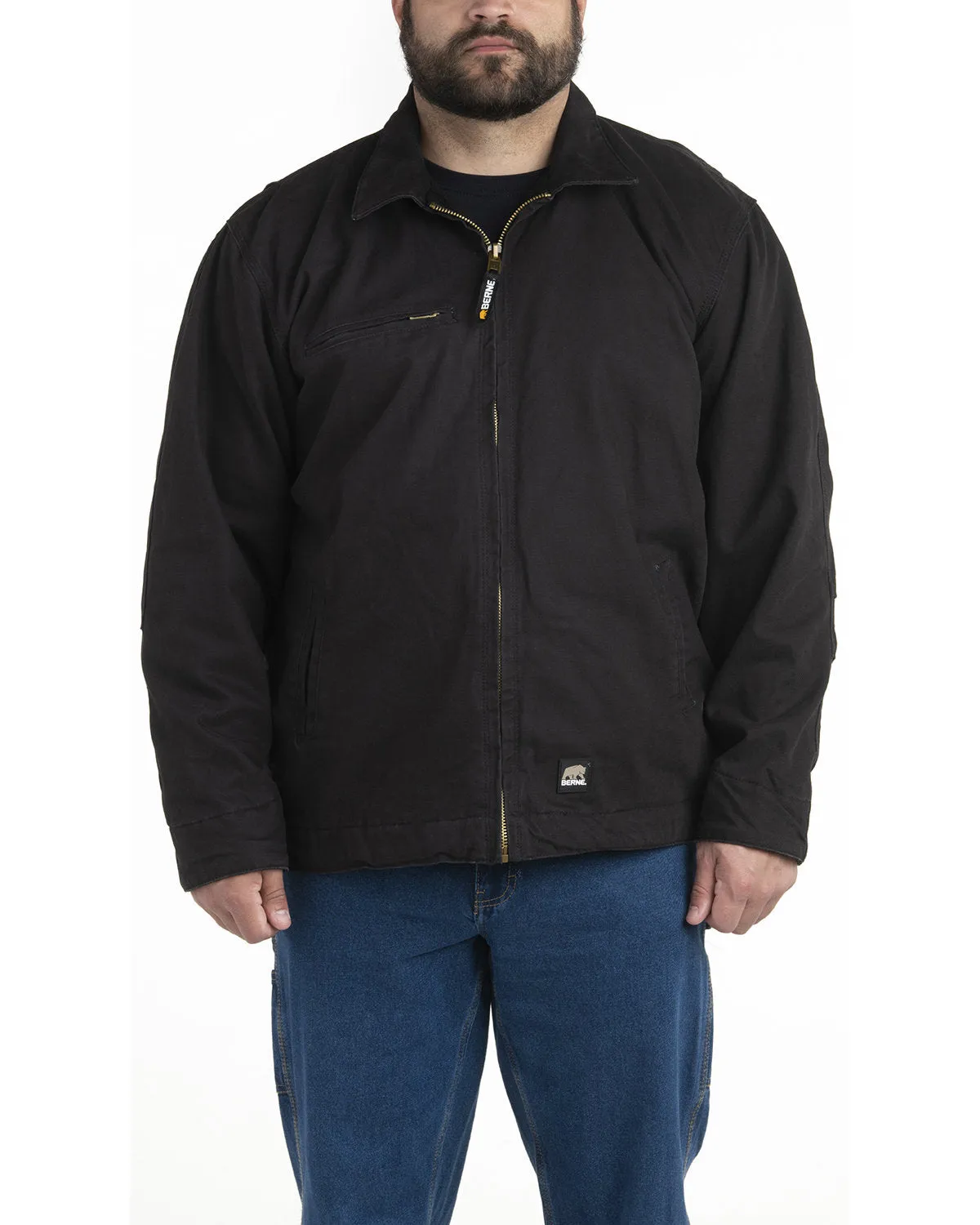 Berne Men's Highland Washed Gasoline Jacket