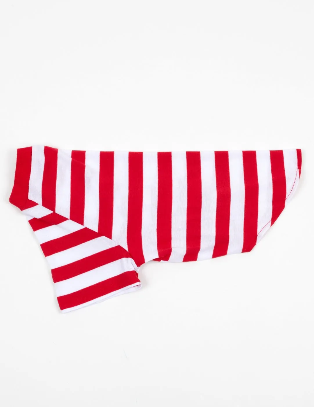 Big Dog Red & White Stripes Pajamas