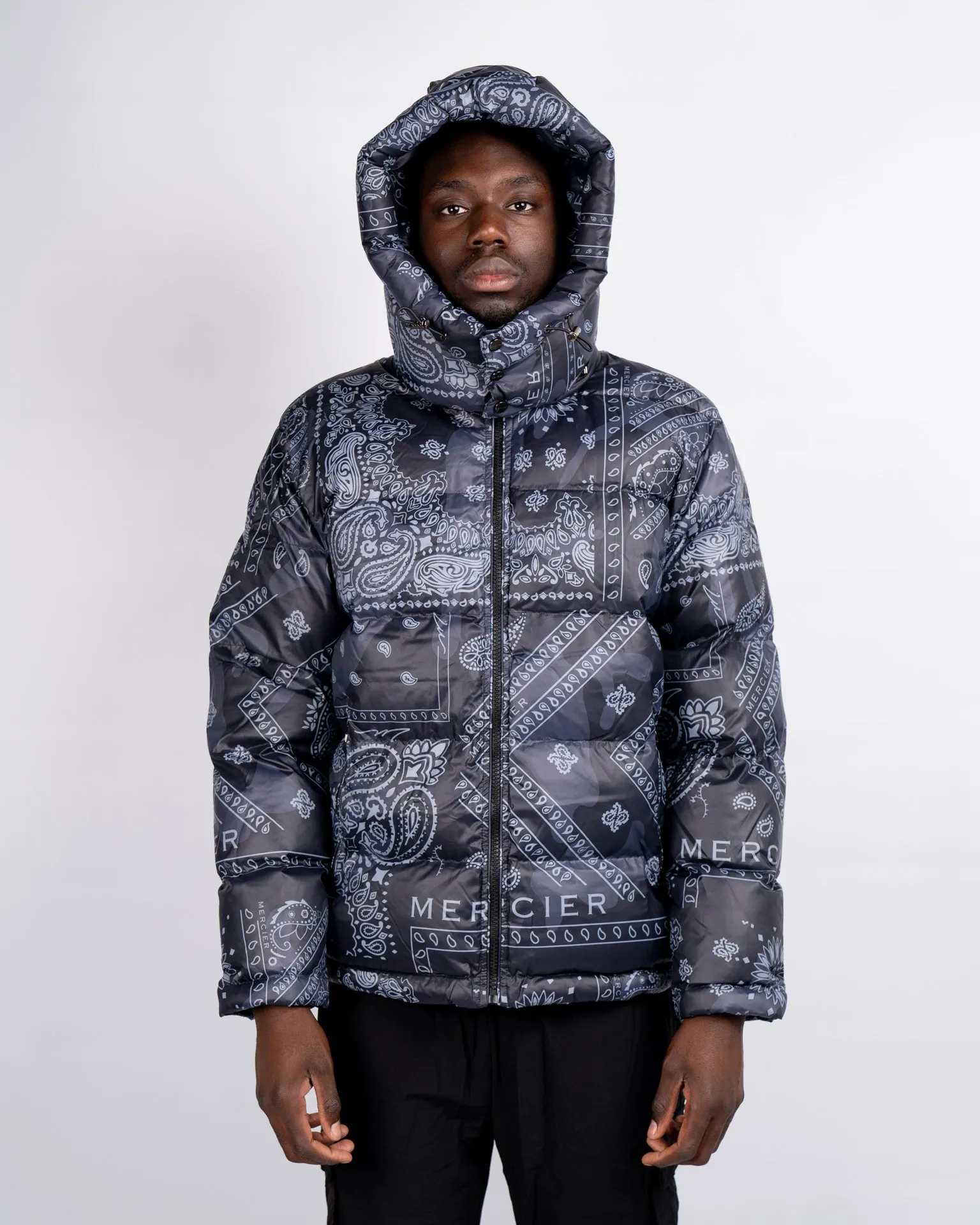 Black Grey Paisley Mercier Jacket