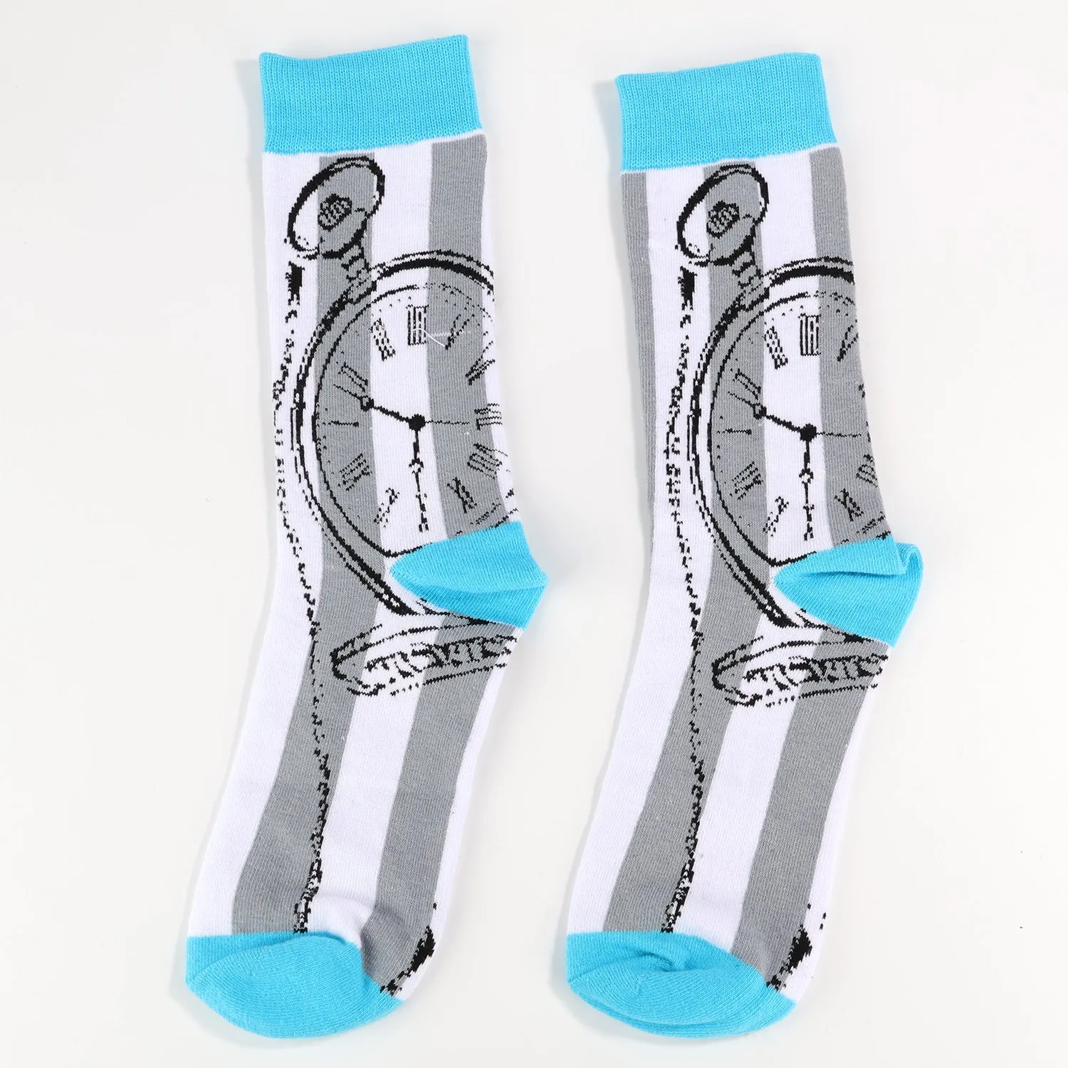 Blue Pocket Watch Socks