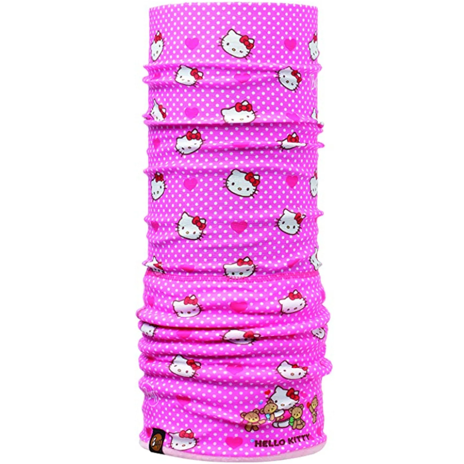 Buff Kids Polar Bandana Scarf - Hello Kitty Hearts