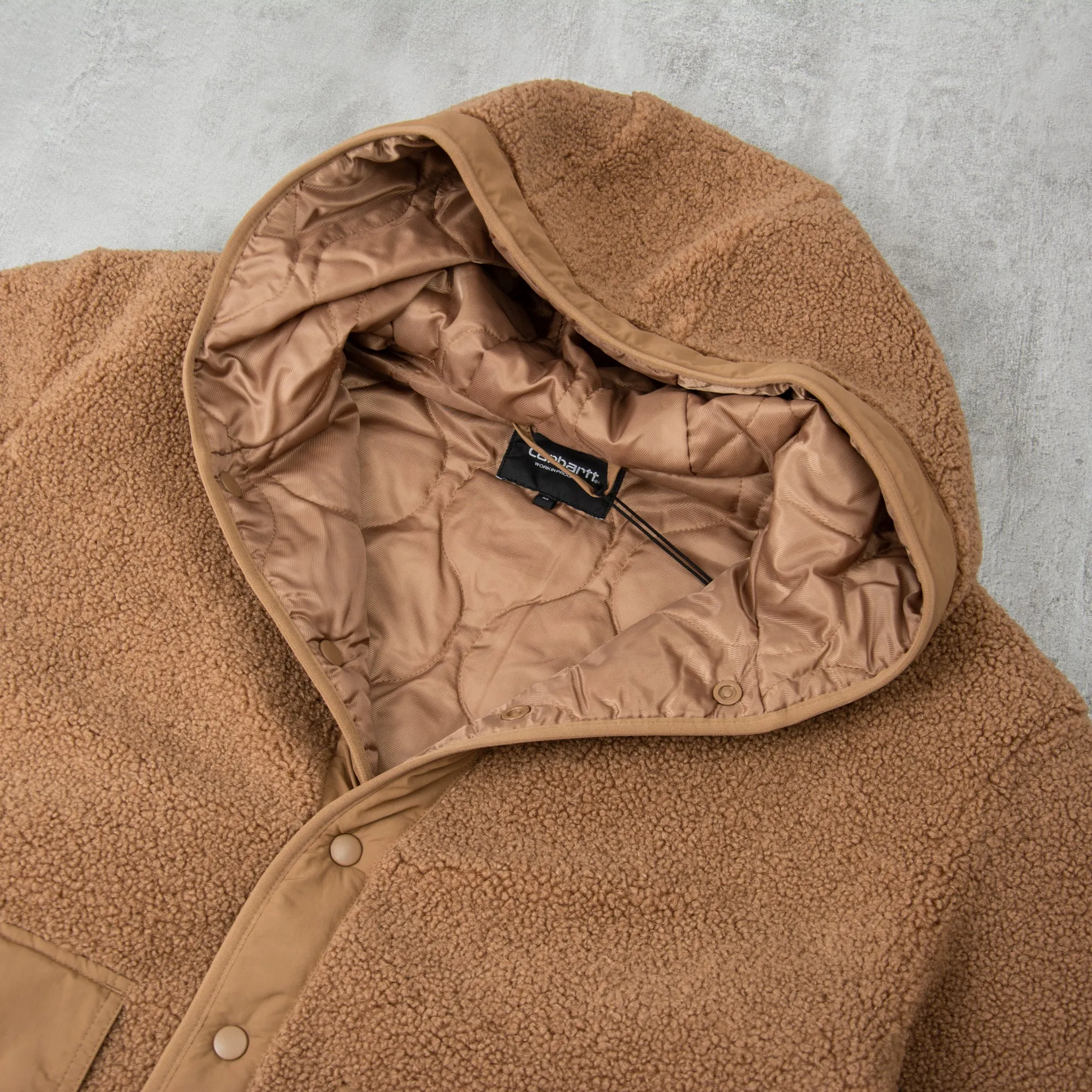 Carhartt WIP Devin Hooded Fleece Liner Jacket - Buffalo