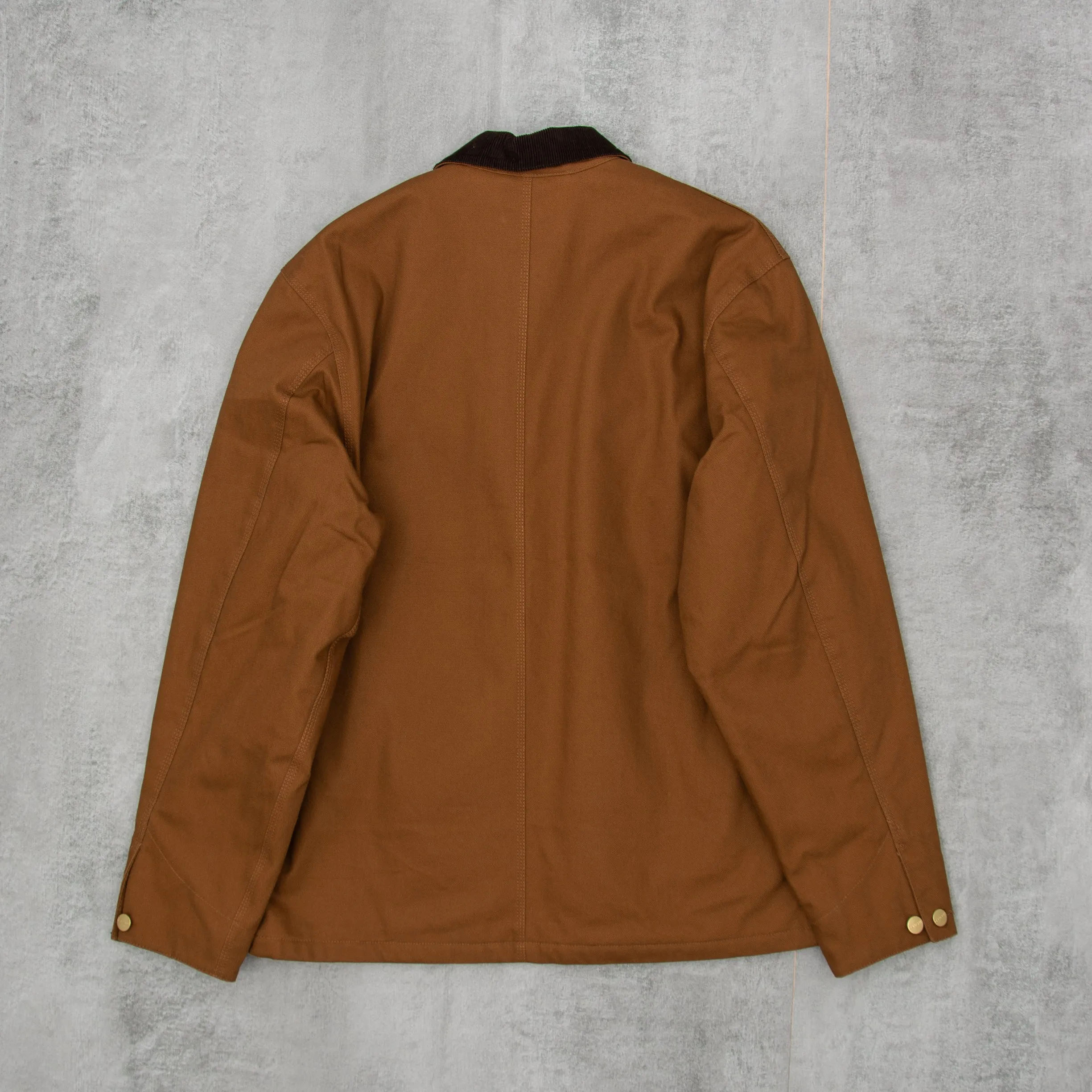 Carhartt WIP Michigan Lined Chore Coat - Hamilton Brown / Tobacco Rigid