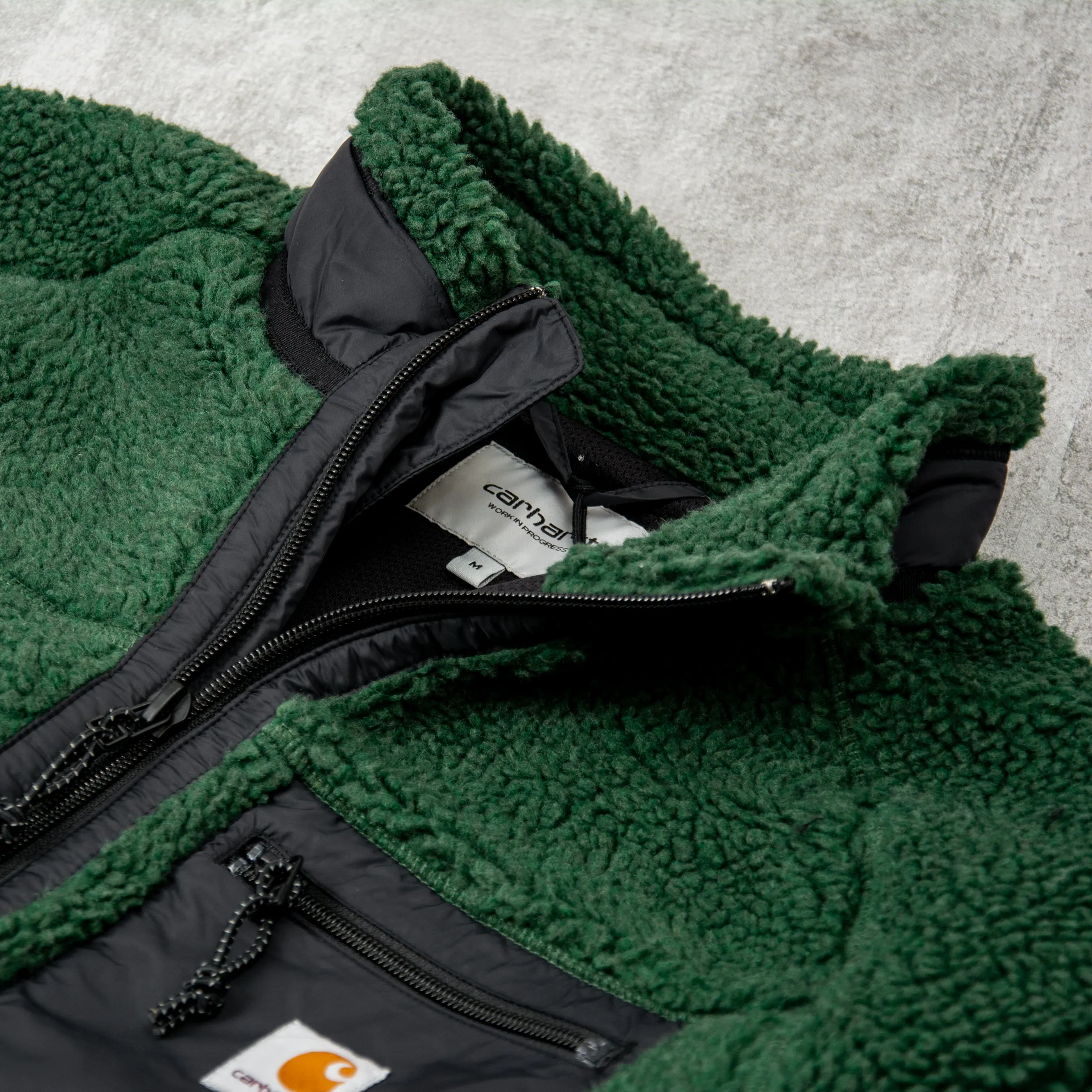 Carhartt WIP Prentis Fleece Liner Jacket - Sycamore Tree / Black