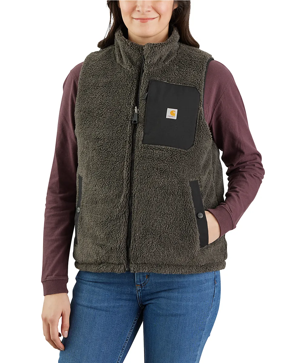 Carhartt Women's Sherpa Quilted Vest - Black