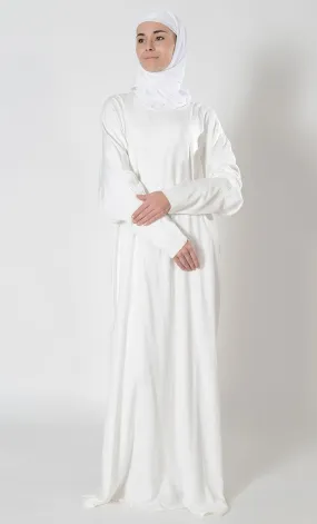 Casual everyday wear batwing sleeves hajj abaya dress - Final Sale