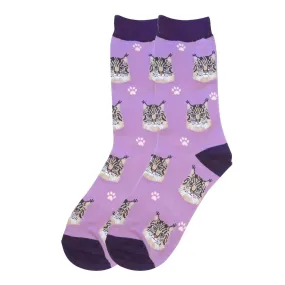 Cat Socks-Maine Coon