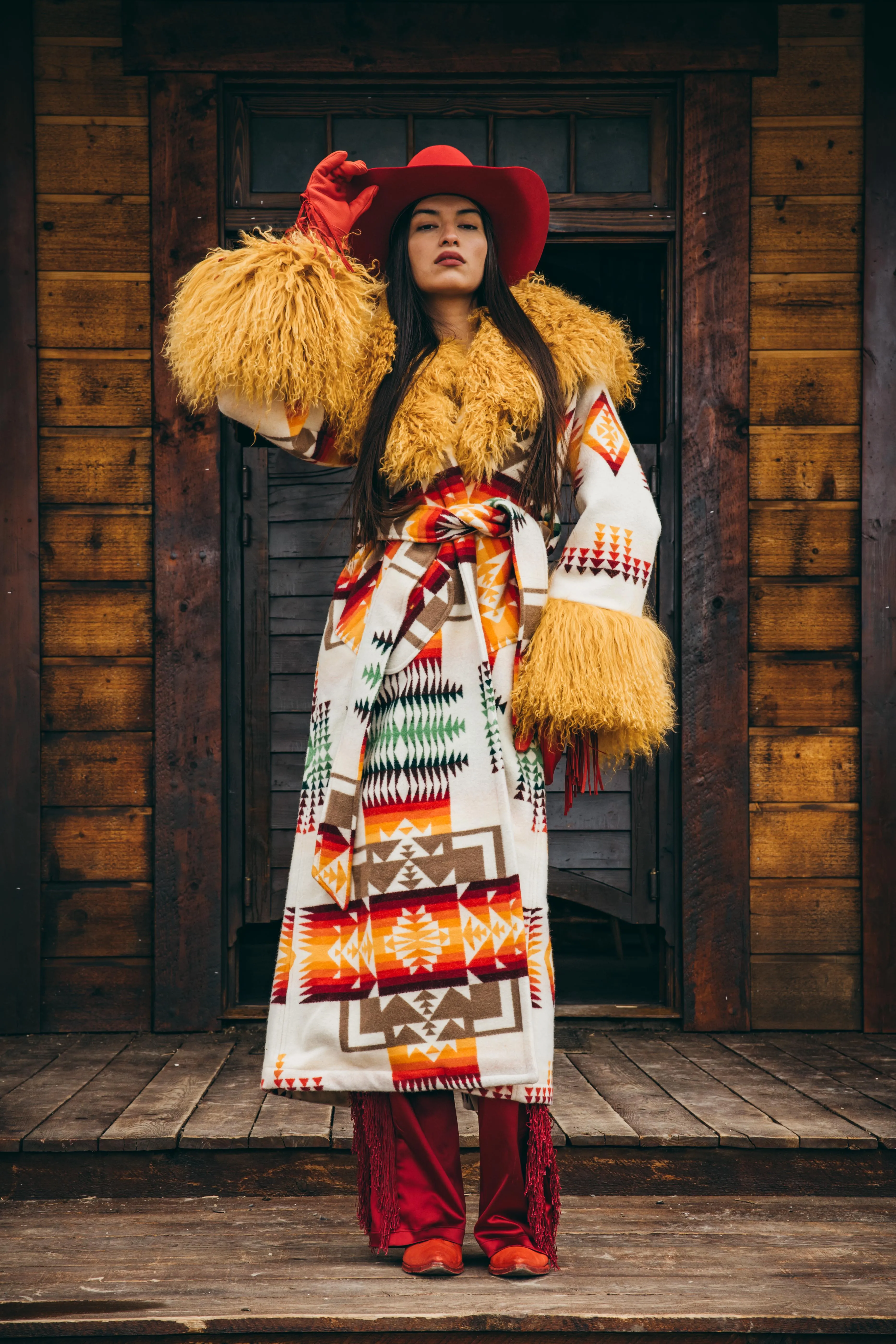 Chief Joseph Shearling Duster