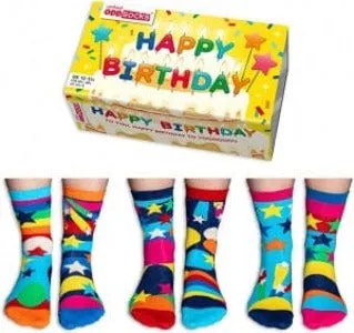 Children's Happy Birthday Oddsocks