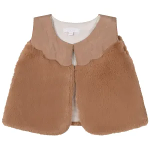 CL Stone Faux Fur Vest