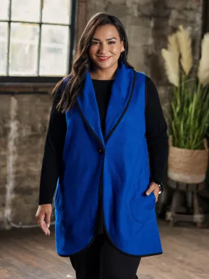 Cobalt Wool Vest