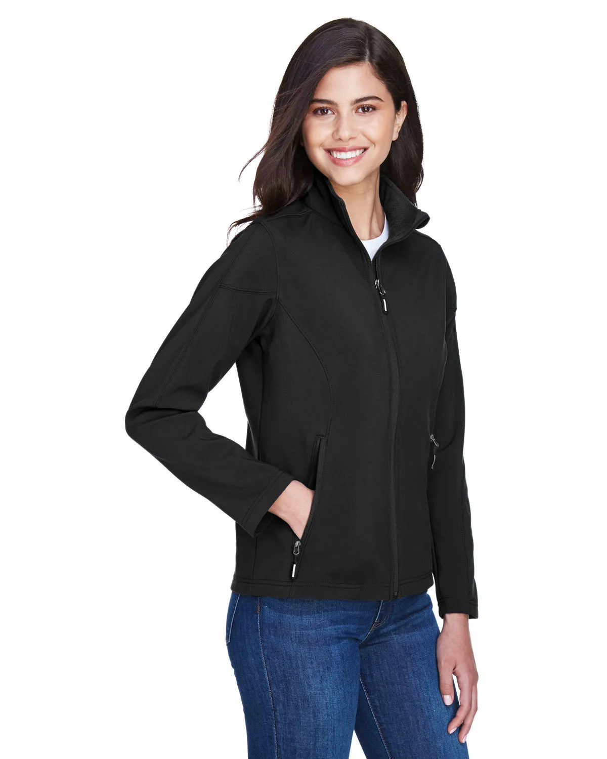 CORE365 Ladies' Cruise Two-Layer Fleece Bonded Soft Shell Jacket