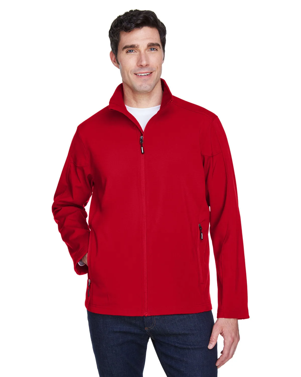 CORE365 Men's Cruise Two-Layer Fleece Bonded Soft Shell Jacket