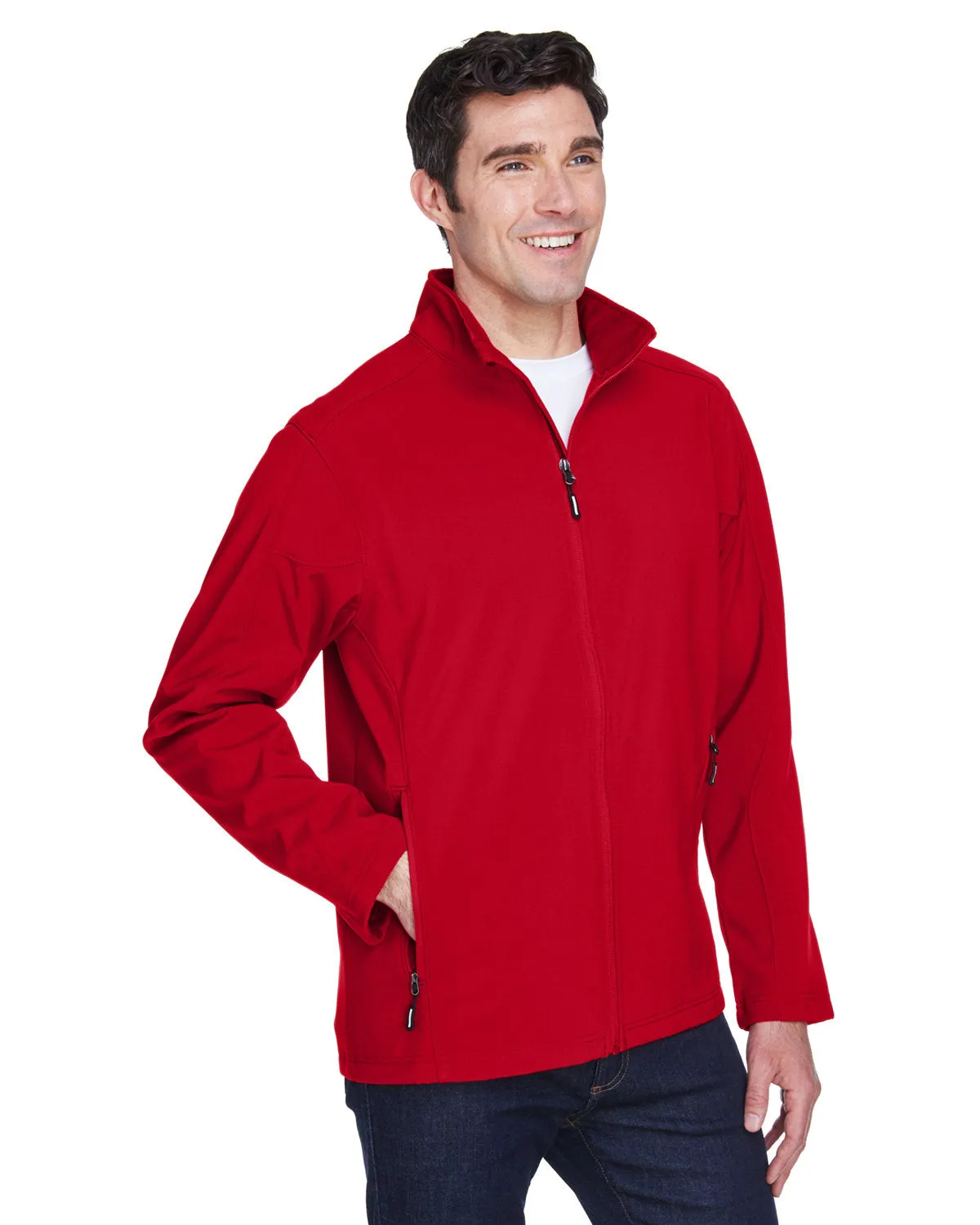 CORE365 Men's Cruise Two-Layer Fleece Bonded Soft Shell Jacket