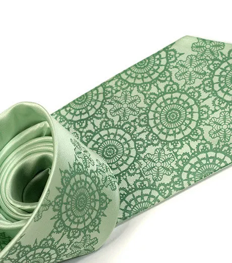 Cottage Lace Silk Necktie