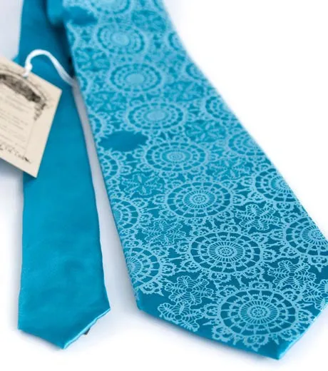 Cottage Lace Silk Necktie