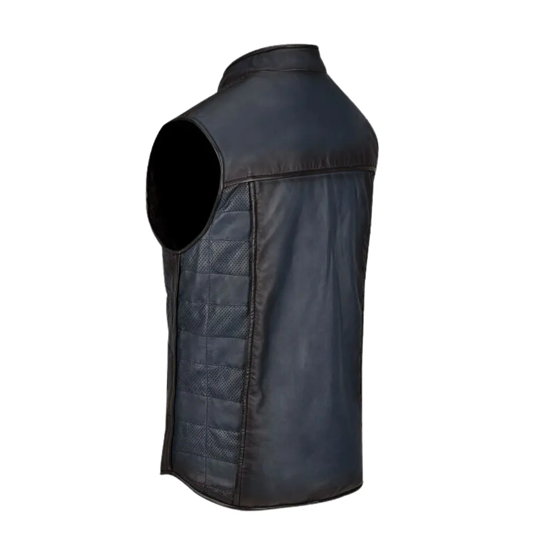 Cuadra JC171 MN Navy Zipper Vest