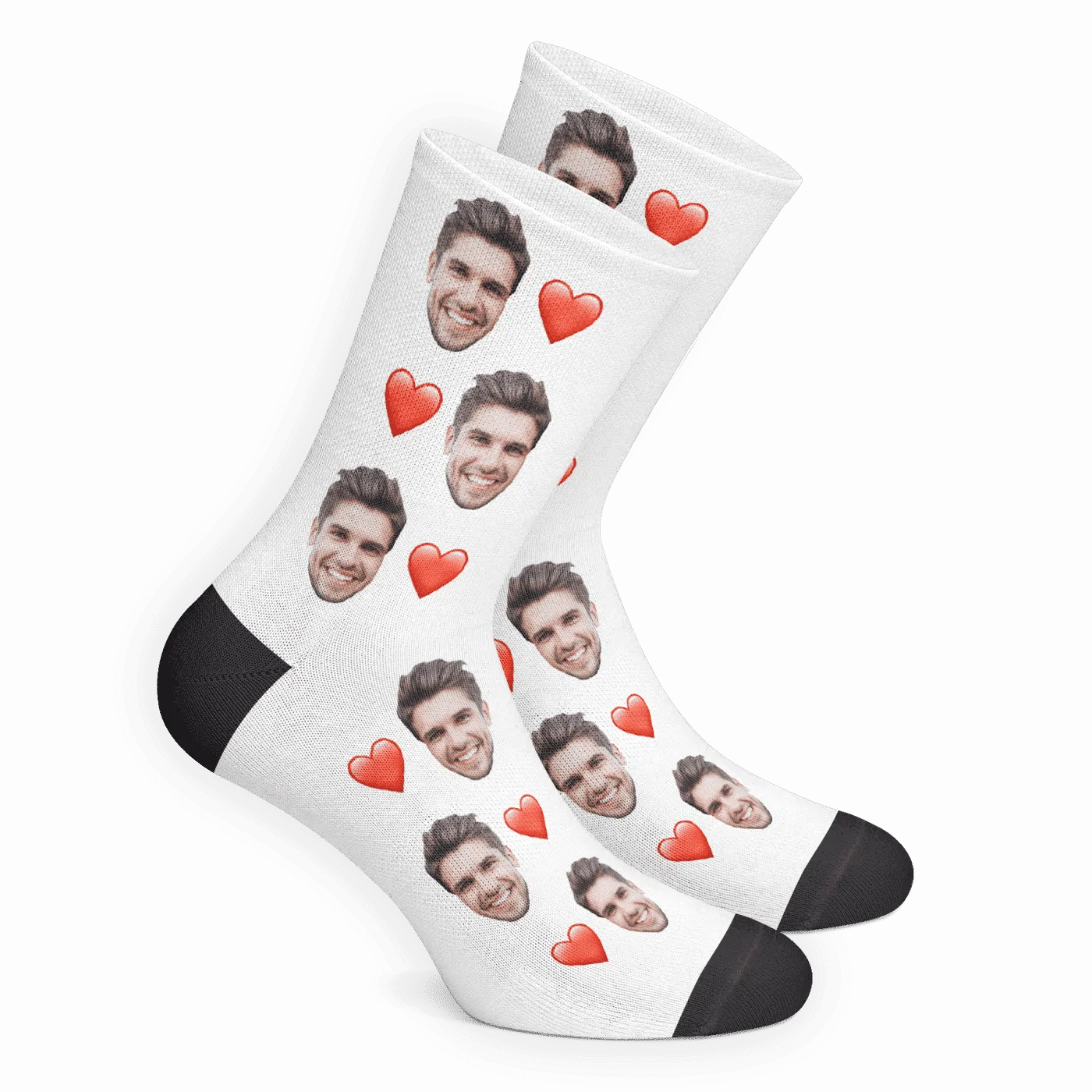 Custom Heart Socks