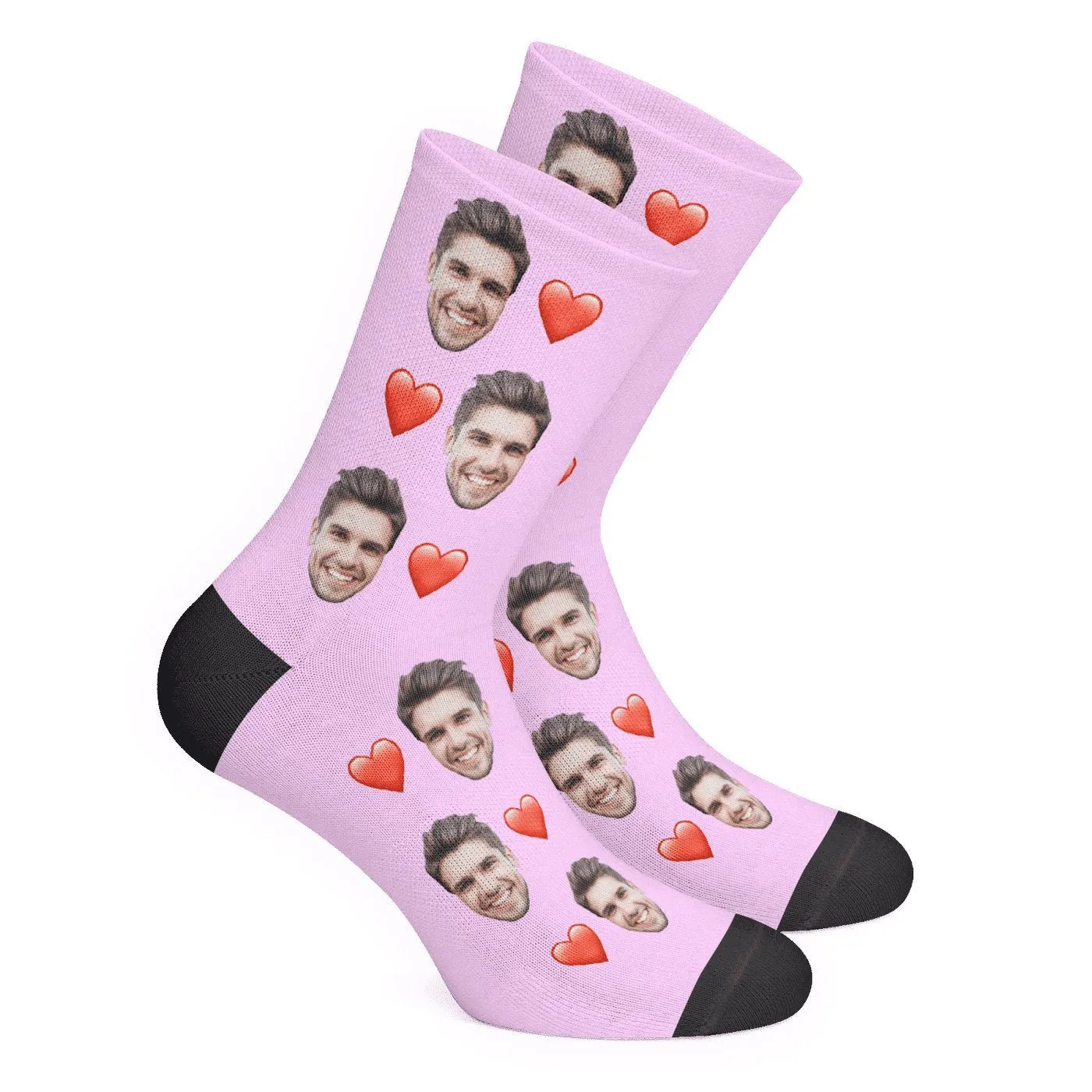 Custom Heart Socks