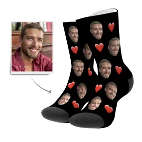 Custom Heart Socks