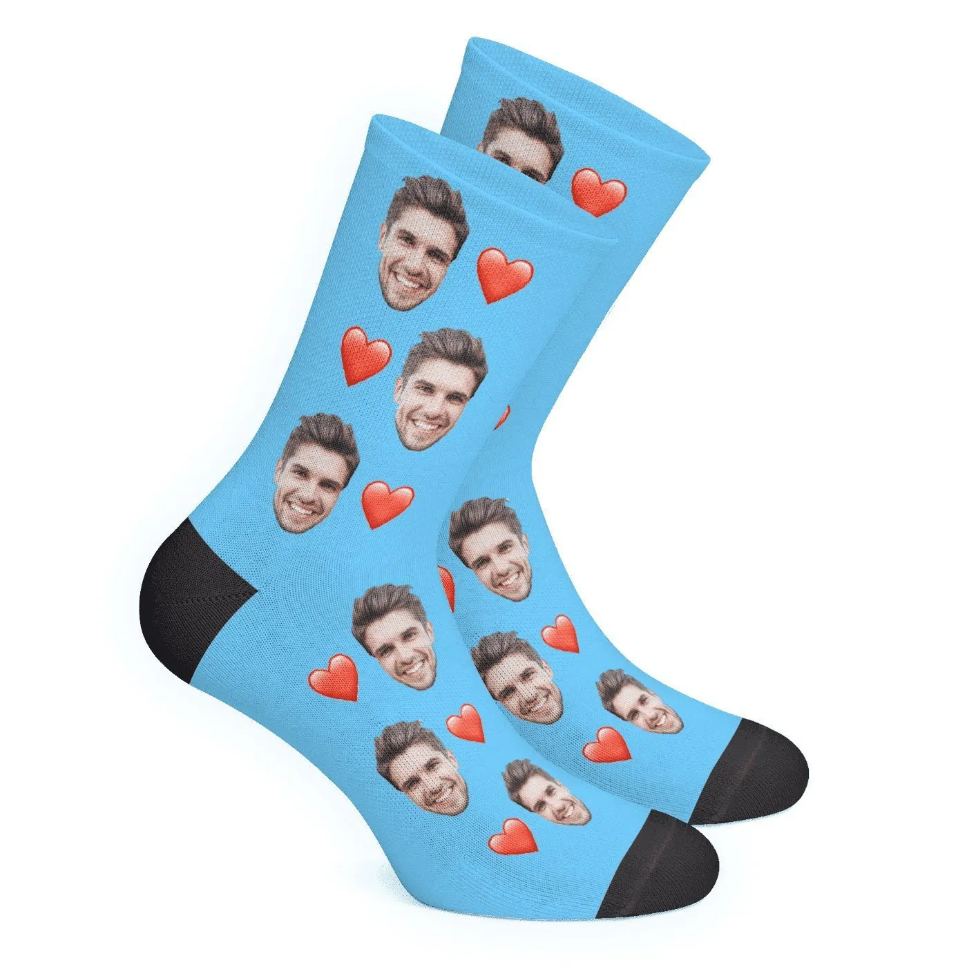 Custom Heart Socks