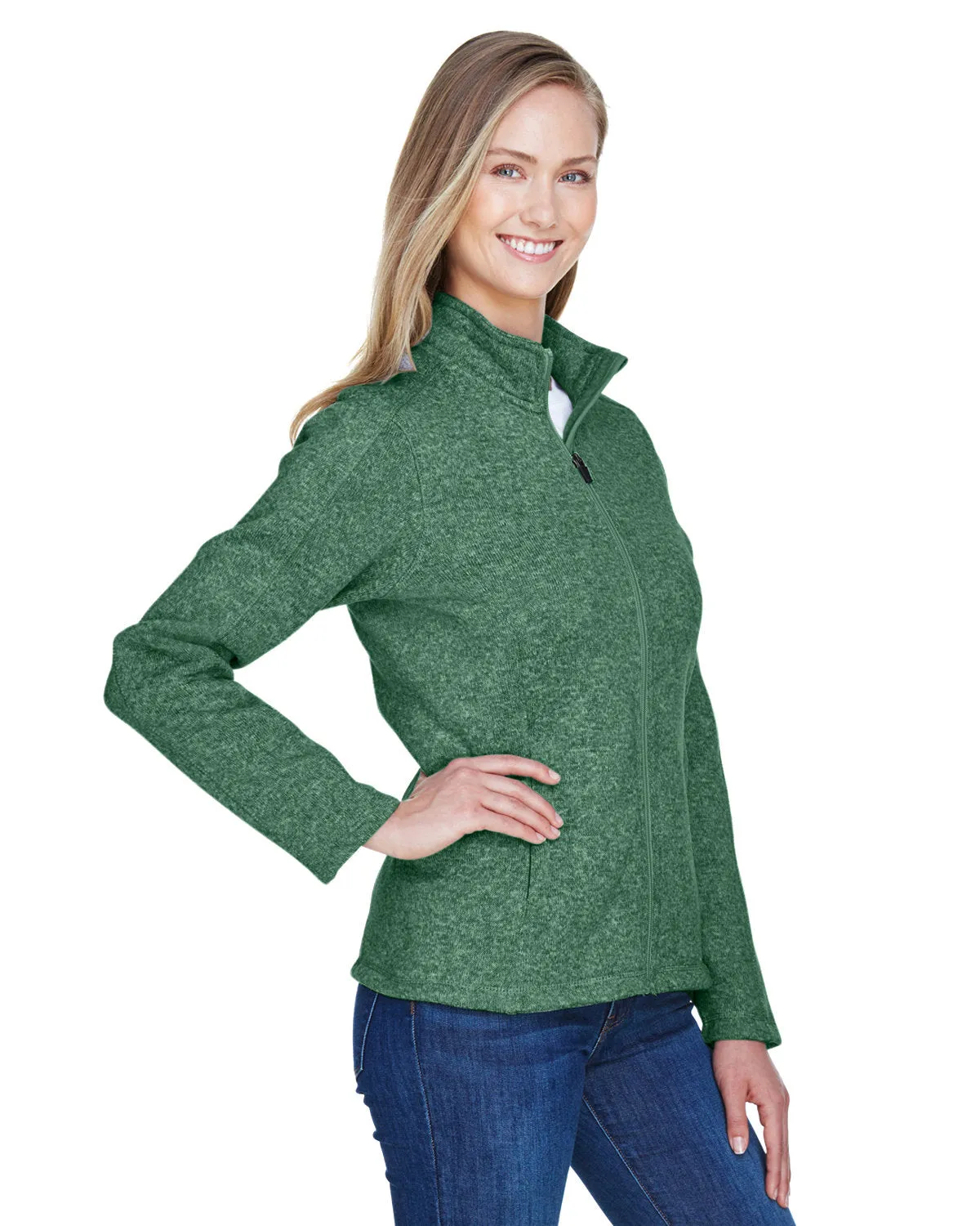 Devon & Jones Ladies' Bristol Full-Zip Sweater Fleece Jacket