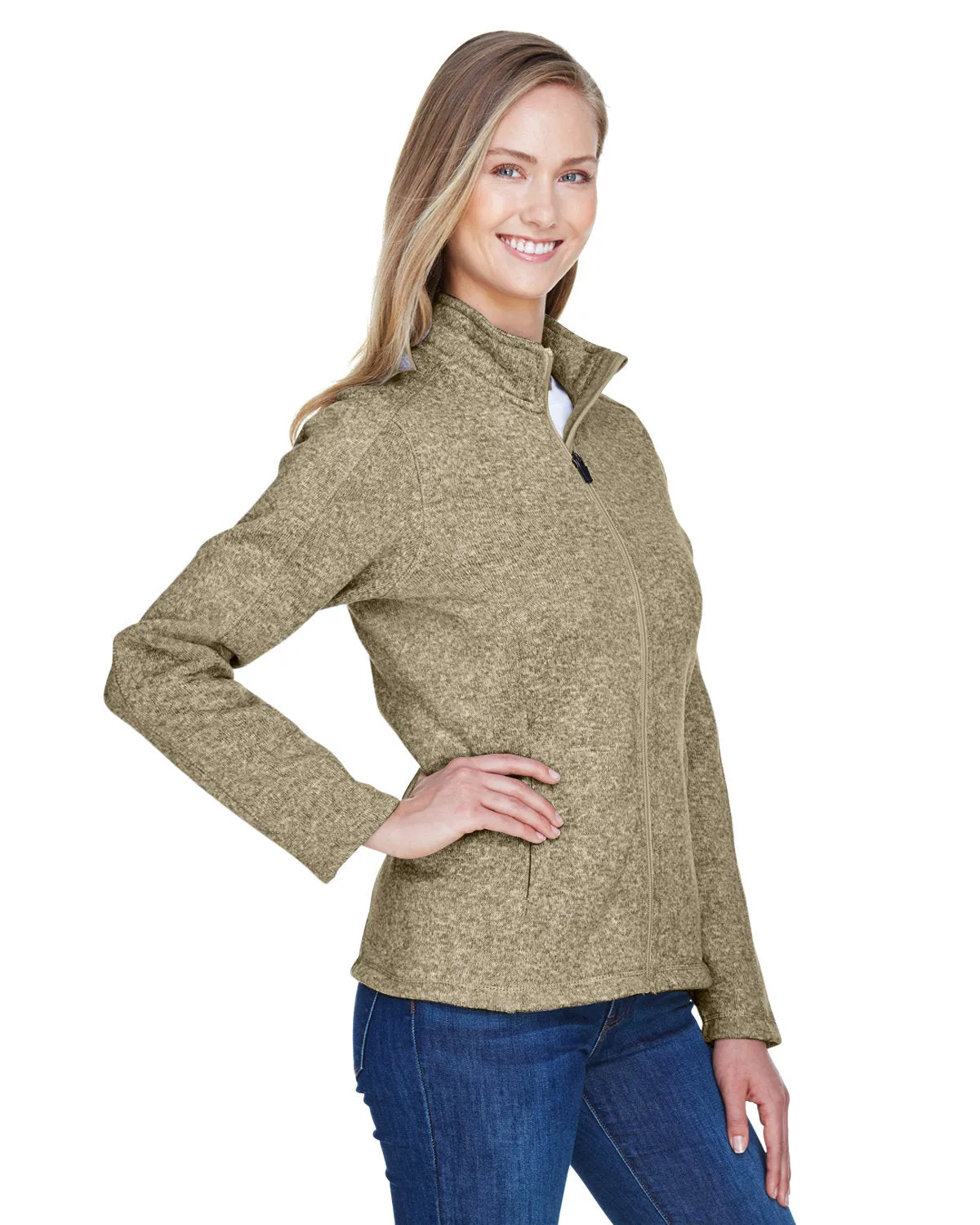 Devon & Jones Ladies' Bristol Full-Zip Sweater Fleece Jacket