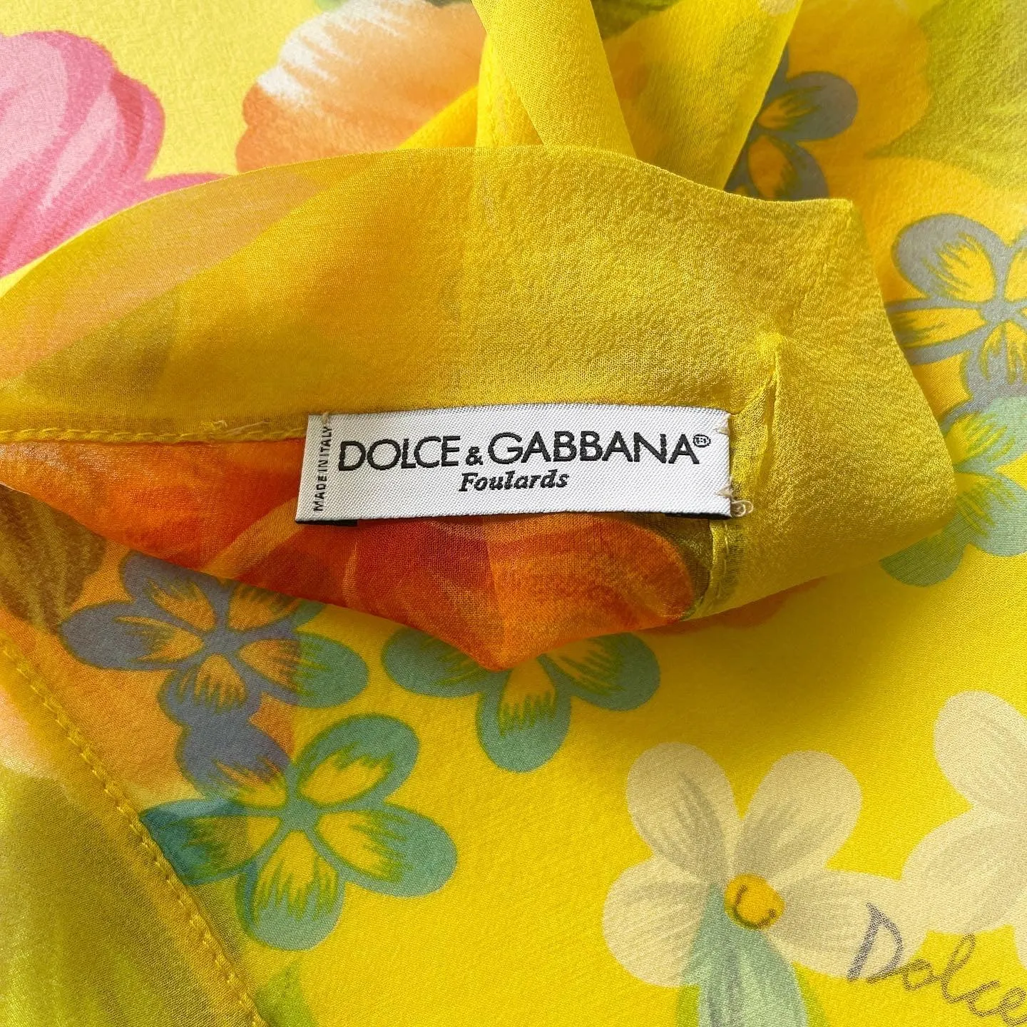 DOLCE & GABBANA Silk Scarf