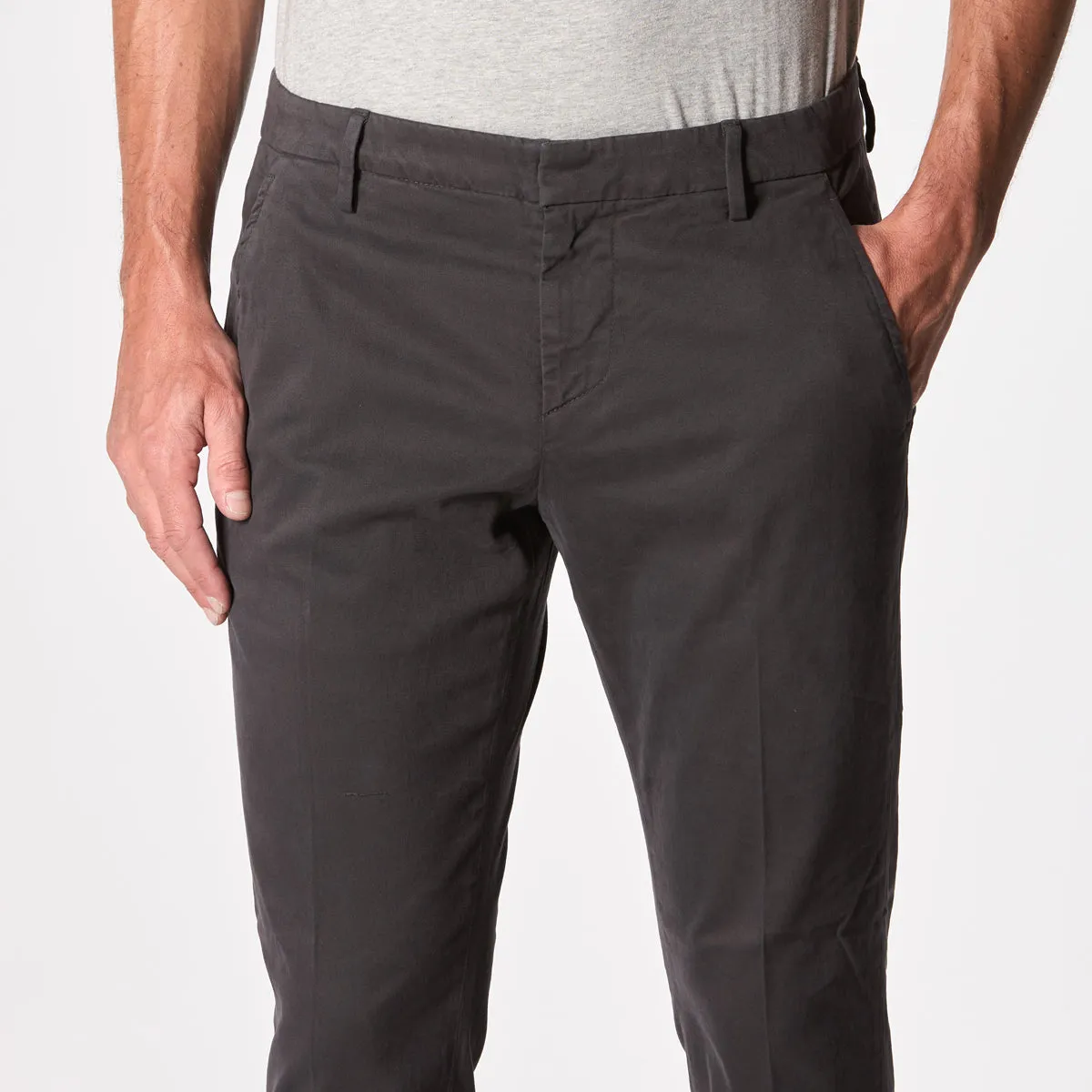 DONDUP TROUSERS UP235 GSE043 PTD 998 LEAD