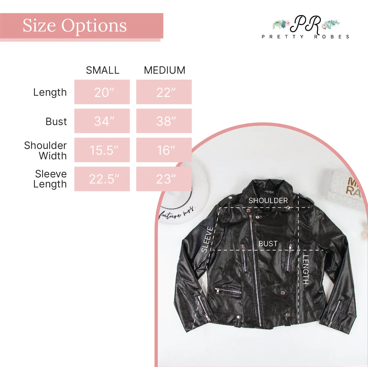 (Faux Leather) Personalized Mrs Jackets for Brides