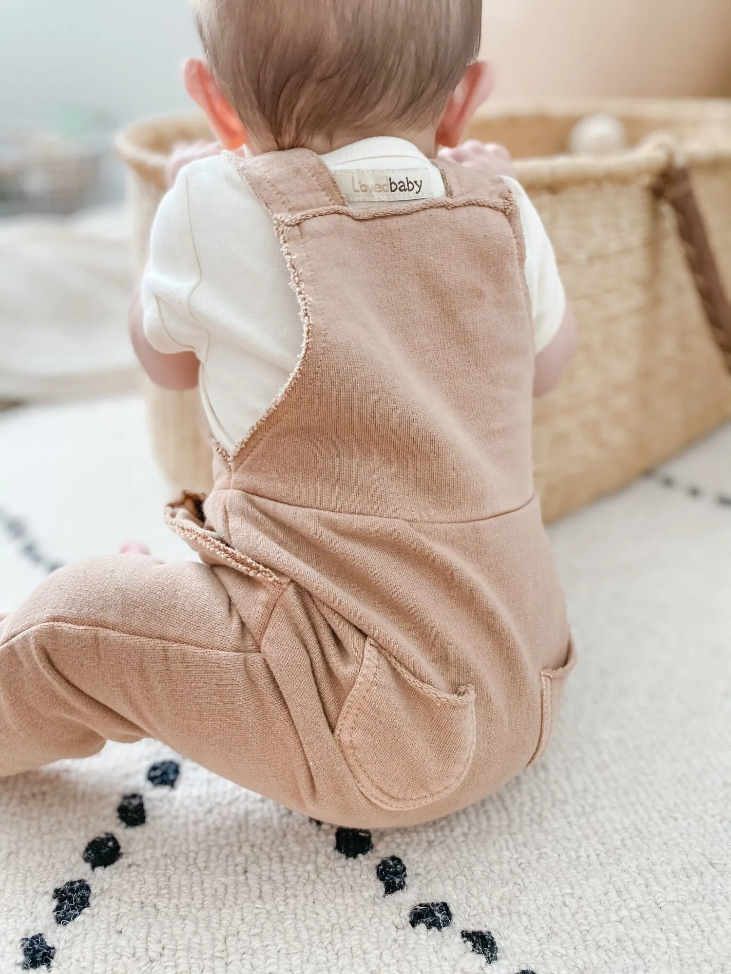 French Terry Overall Romper