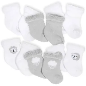 Gerber® 6-Pack Baby Neutral Sheep Wiggle-Proof® Terry Bootie Socks